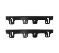 Stove Covers Lot de 2 couvercles, en acier inoxydable, 33,8 x 10,3 x 2,9 cm chacun, avec bande d'étanchéité réglable résistante à la chaleur pour four, comptoir, kit de cuisine facile à nettoyer