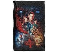 Stranger Things Creel House Season Four Plaid Ultra Doux au Toucher Soyeux - 91 x 147 cm