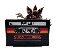 Stranger Things Demogorgon Réveil à cassette - Collection Netflix sous licence officielle, design rétro, affichage LED, décoration de chambre pour les fans | Paladone
