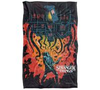 Stranger Things Eddie Munson Upside Down Creep House Poster Plaid Ultra Doux au Toucher Soyeux - 91 x 147 cm