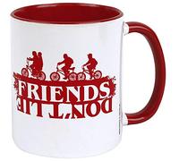 Stranger Things (Friends Don't Lie) Red Coloured Inner Mug