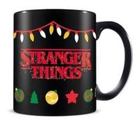 Pyramid International Tasse Stranger Things (motif guirlande de Noël) 325 ml Tasse à café dans un coffret cadeau Stranger Things - Produit officiel Stranger Things