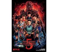 Stranger Things Poster Final Season 5-61 x 91,5 cm - Produit sous licence officielle Netflix - Décoration murale de qualité supérieure pour chambre à coucher, salon et collectionneurs