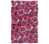 Stranger Things Tales from 85 Friends Pattern Plaid Ultra Doux au Toucher Soyeux - 91 x 147 cm