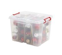 Strata Bauble Boîte de 36 cloisons - 40 l - 50 x 39,5 x 32 cm - Transparent
