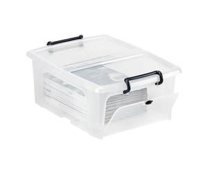 Strata Be Cep Boîte D'archive 240 X 320 Mm 20 Litres Cristal (Pack De 5)