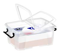 Boîte de rangement 12 litres avec couvercle papillon