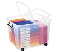 Strata by CEP 2006760110 Boîte polyvalente - 75 litres avec roulettes