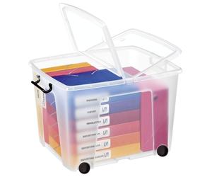 Strata by CEP 2006760110 Boîte polyvalente - 75 litres avec roulettes