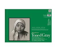 Strathmore 412-118 400 Series Carnet de Croquis Gris Tonique, 45,7 x 61 cm, Reliure à Spirales, 24 Feuilles
