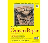Strathmore Bloc de toile série 300, 22,9 x 30,5 cm, reliure collée, 10 feuilles