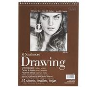 Strathmore Drawing Bloc de Dessin série 400, Papier, Ivoire/crème, 9"X12", Set de 24 Pièces