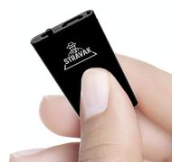 STRAVAK : Micro Espion 8 Go - Mini Enregistreur Vocal Ultra-Discret (43 x 23 x 5 mm) Haute Sensibilité, Longue Autonomie, Idéal Surveillance, Réunions, Voiture