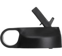 Straw Lid avec 2 pailles et brosse Wide Mouth Straw Lid pour la plupart des bouteilles d'eau à large bouche Noir Couleur neutre 2 packs