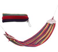 STRDC001 Hamac de camping ultra-léger avec sac de rangement Toile arc-en-ciel portable Activités de plein air Swing - S Blue