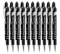STREADVE Stylo Personnalisé avec Prenom 20 Stylo Personnalisable Nom Cadeau Stylo Personnalisés pour Mariage Anniversaire Collegue Entreprise Gravure Personnalisée, Noir