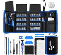STREBITO Sets de tournevis de précision électroniques 142 pièces avec 120 embouts, kit d'outils de réparation magnétique pour iPhone, MacBook, ordinateur, portable, PC, tablette, PS4, console de jeux