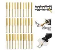 streeHerjjkeA1 30 Piezas Lime à Pierre pour Scie à Chaîne，Gabarit Affutage Chaine，Haute Dureté Diamant Tronçonneuse，Fraise Lime Diamant Affûtage，4.0mm/4.8mm/5.5mm