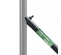 STREND PRO Entretoise de clôture en métal METALTEC 38/1750/1,25 anthracite RAL7016 Zn + PVC | Poteau de clôture en métal - Ancrage tempête - Poteau de clôture - Accessoire de clôture stable et