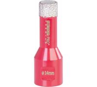 STREND PRO Scie Cloche Diamantée 14 mm pour Boîtiers Électriques et Carrelage | Filetage M14 pour Meuleuse d’Angle | Trépan pour Grès, Céramique, Granit, Marbre et Verre | Coupe Nette