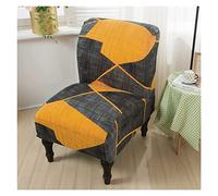 Stretch Housse De Fauteuil sans Accoudoir, Doux Housse De Chaise pour Accent sans Accoudoirs avec Fond élastique Protege De Meubles pour Accueil Un Hôtel, Lavable (Color : #31, Size : 2PCS)