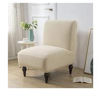 Stretch Housse De Fauteuil sans Accoudoir, Doux Housse De Chaise pour Accent sans Accoudoirs avec Fond élastique Protege De Meubles pour Accueil Un Hôtel, Lavable (Color : #12, Size : 2PCS)