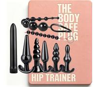 Stretcher En Silicone Noir 8pcs, Ensemble LéGer Pour Les Hommes & Wemen | Kit De Remise En Forme Avec Bonne RéSistance, Combinaison De Plusieurs PièCes, Progressive Couche Par Couche, LéGer
