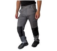 STRIKER - Pantalon de Travail Gris à 4 Poches - Tissu Stretch/Élastique, Gamme Expert - Taille S à 2X - LST-872