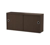 String Armoire à portes coulissantes String Chêne foncé. 78x20 cm