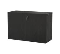 String Armoire avec serrure String Frêne teinté en noir