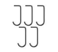 Crochet individuel pour étagère métallique Pack de 5 String Furniture Noir - 7350038272898