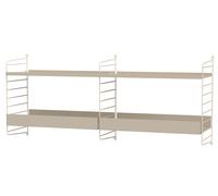 String cuisine mur système d'étagères B String Furniture Beige - Beige - STRING KITCHEN B Beige