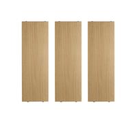 String Étagère String chêne. 58x20 cm. lot de 3