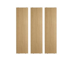 String Étagère String chêne. 78x20 cm. lot de 3