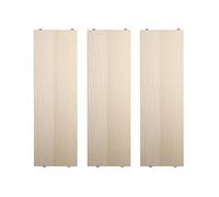 String Étagère String frêne. 58x20 cm. lot de 3