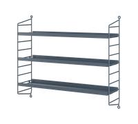 String Étagère String Pocket métal Sergel gris
