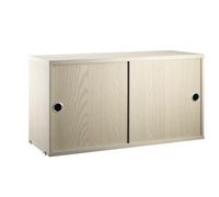 String Furniture Armoire à portes coulissantes - Frêne - Profondeur 30 cm