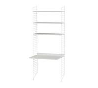 String Furniture - Bureau mural Blanc