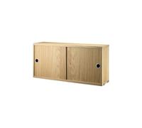 String Armoire à portes coulissantes – chêne – 78 x 20 cm