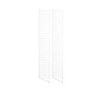 String Montant d'étagère String blanc. 200x30 cm. lot de 2