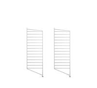 String Montant d'étagère extérieure String galvanisé. 85x30 cm. lot de 2