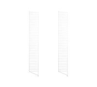 String Montant d'étagère String blanc. 200x30 cm. lot de 2