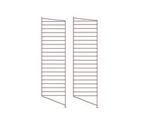 String Montant d'étagère String Bordeaux. 115x30 cm. Lot de 2