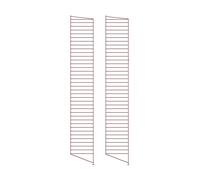 String Montant d'étagère String Bordeaux. 200x30 cm. Lot de 2