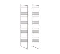 String Montant d'étagère String Brun foncé. 200x30 cm. 2 pièces