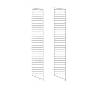 String Montant d'étagère String Gris foncé. 200x30 cm. lot de 2