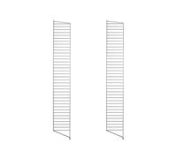 String Montant d'étagère String noir. 200x30 cm. lot de 2