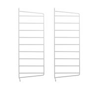 String Panneau mural String Blanc. 50x20 cm. lot de 2