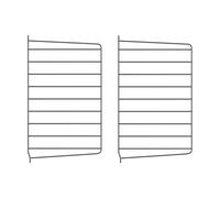 String Panneau mural String Gris foncé. 50x30 cm. lot de 2