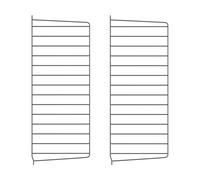String Panneau mural String Gris foncé. 75x30 cm. lot de 2